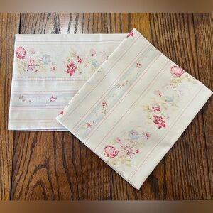 Lauren Ralph Lauren ♥️ Floral Stripe Pillowcases